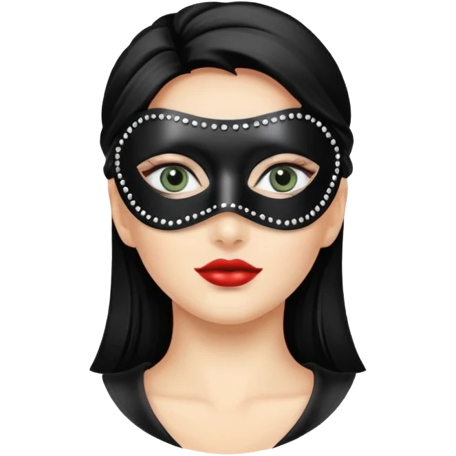 Domino eye mask emoji