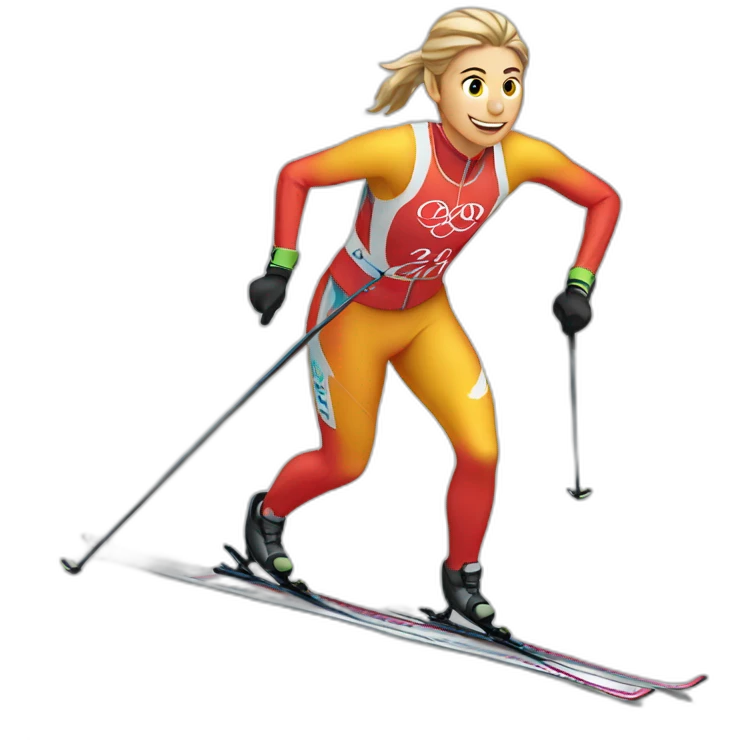 cross country skier emoji