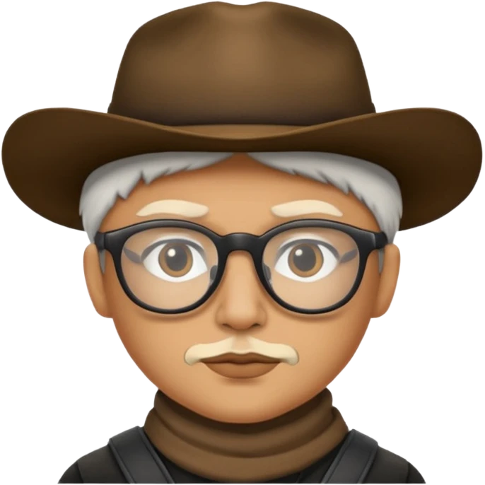 Face glasses grolzy bandit emoji