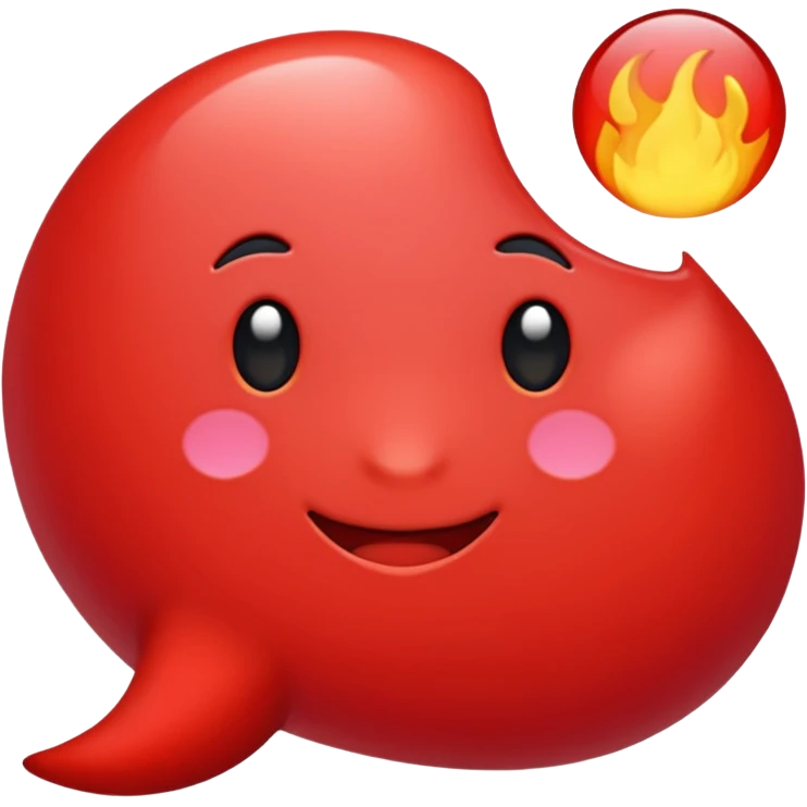 WRITE THE WORD "RED" emoji