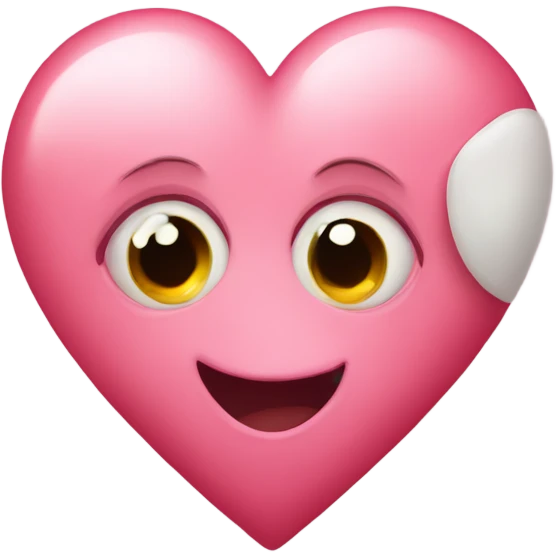 Love heart with eyes emoji