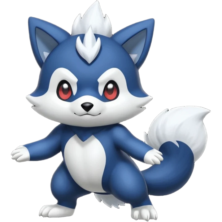 Oshawott-Zoroark-Meowstic-fusion emoji