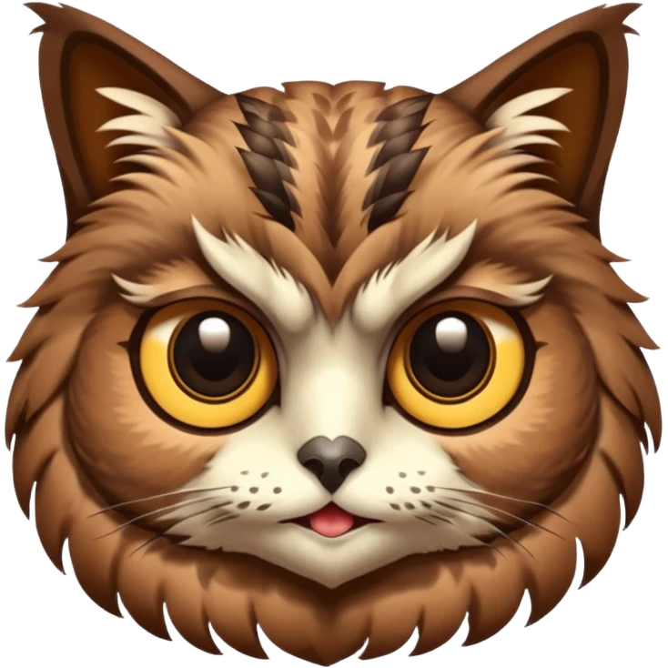 Owl cat emoji