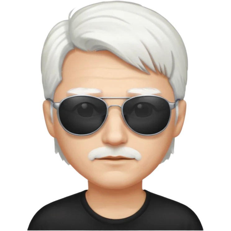 😁 with sunglasses white hair emoji
