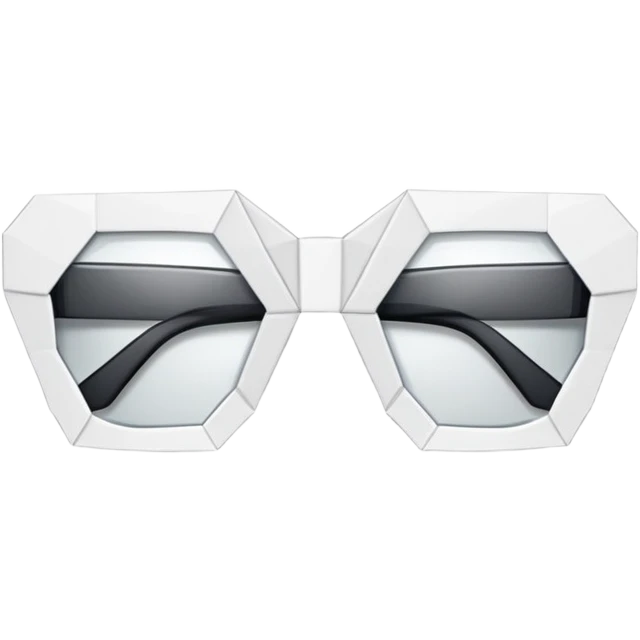 Origami glasses  emoji