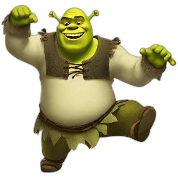 Shrek dancing emoji