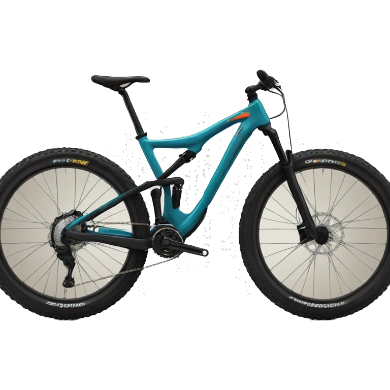 Full suspension mountain bike emoji