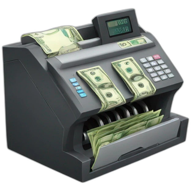 money counter from side emoji