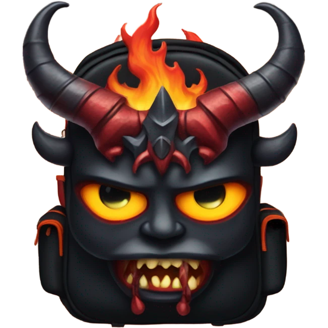 satan's backpack emoji