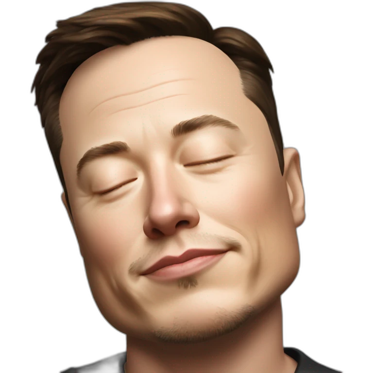 elon musk sleeping emoji