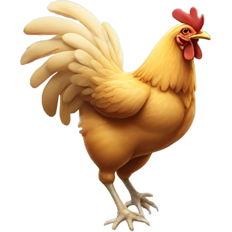 Chicken in a tornado  emoji
