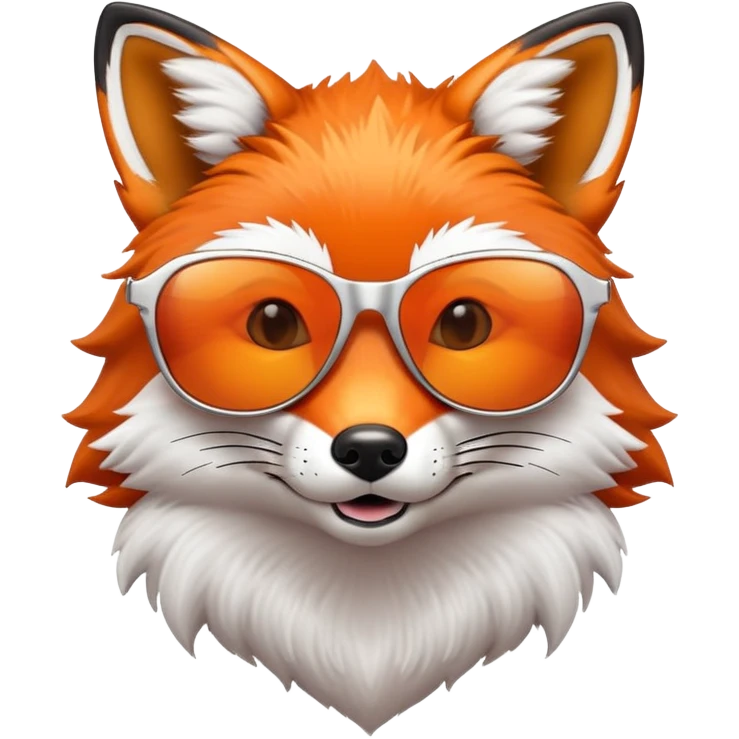 fox with sunglasses emoji