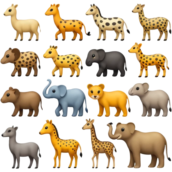 spotted animals emoji