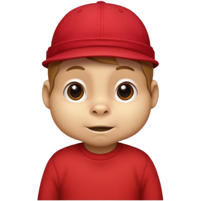 CHIPMUNK ALVIN FROM ALVIN AND THE CHIPMUNKS WITH RED SHIRT AND RED HAT VERY SKINNY AND MALNOURISHED emoji