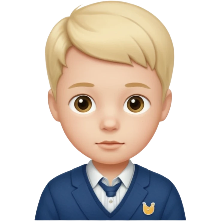 A preppy newborn emoji