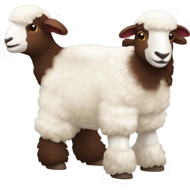 Mouton rouge en colère emoji