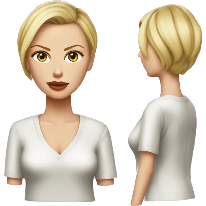 ultra realistic charlize theron wearing shirt emoji