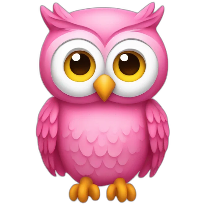 pink owl emoji