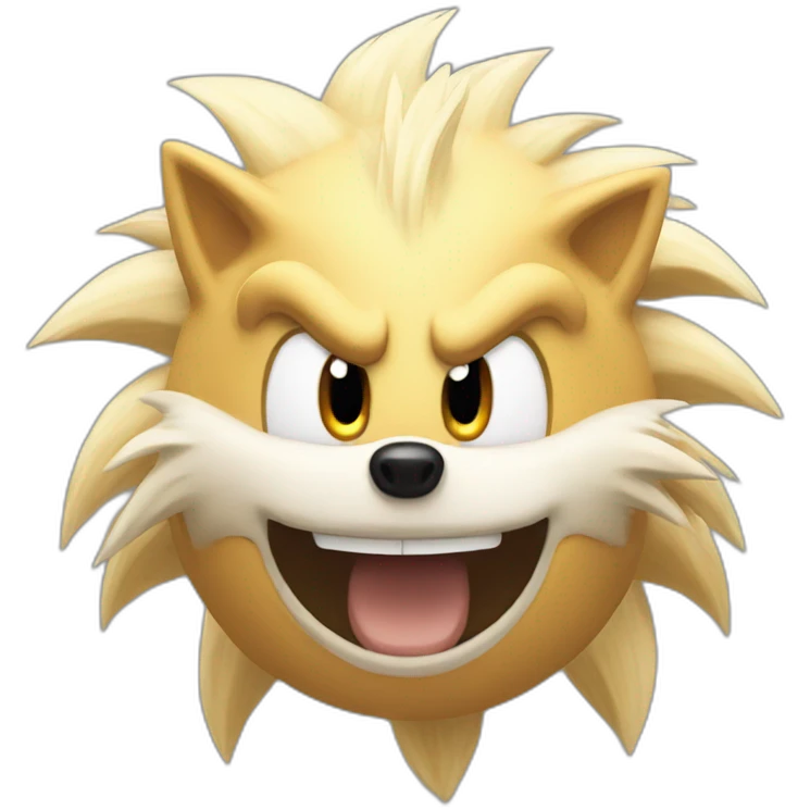 Sonic the hedghog emoji