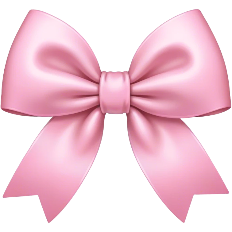 Light pink bow emoji