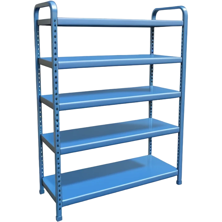 3D warehouse shelf emoji