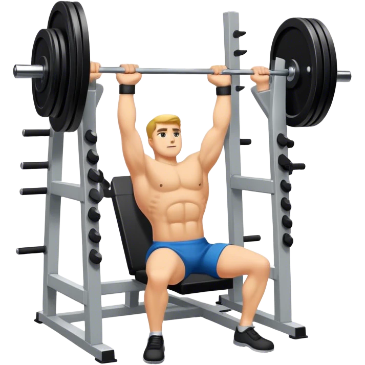 close-grip flat-benchpress emoji