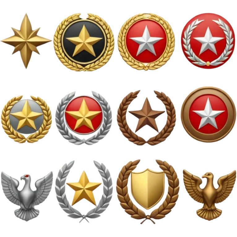 Türklerim Askeri rütbeleri emoji