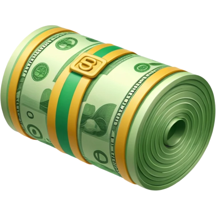 Money that is like a tube emoji