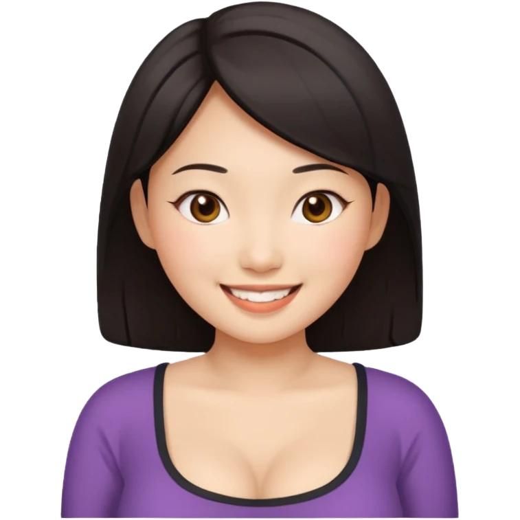 nude asian girl big boobs emoji