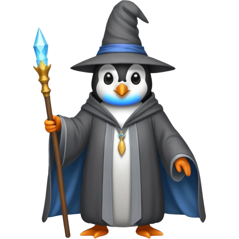 Penguin Wizard emoji