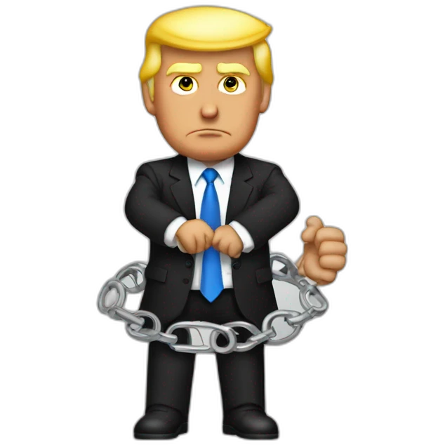trump-in-handcuffs emoji