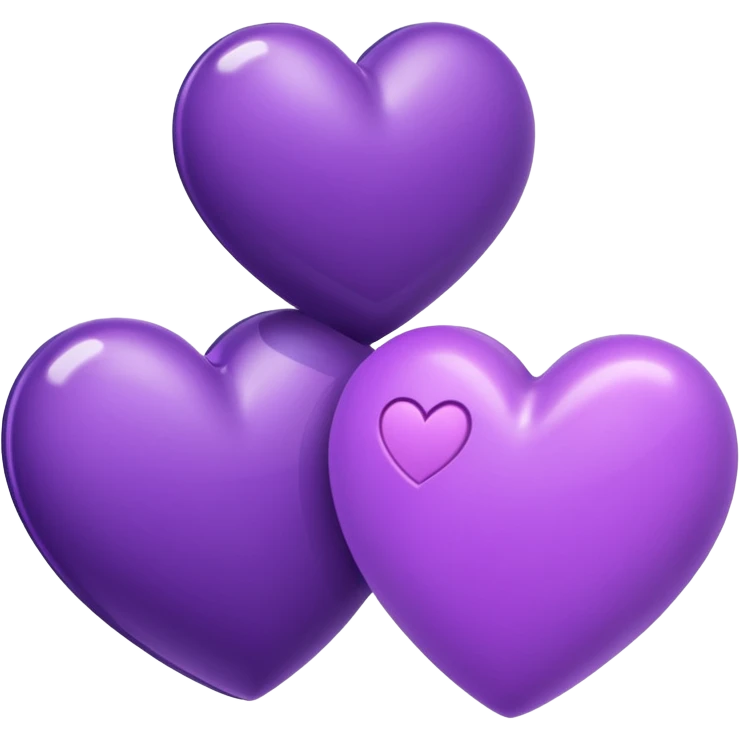 Purple two hearts style like this💕 emoji