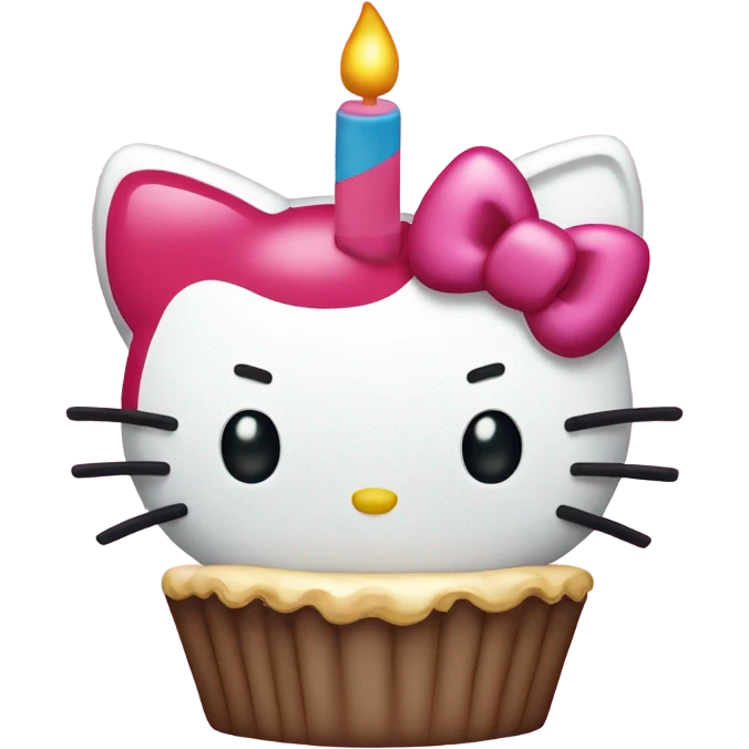 Hello kitty happy birthday  emoji