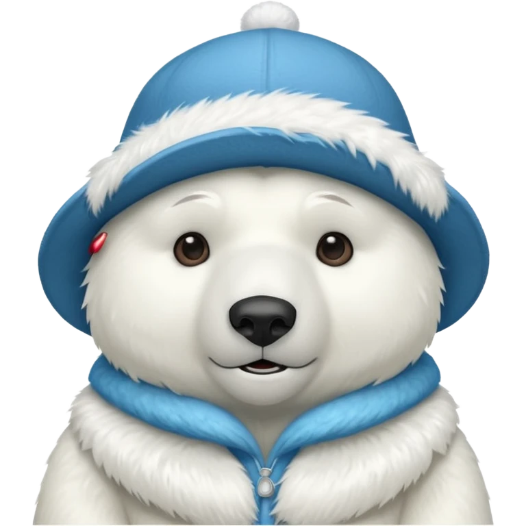 polar bar with hat emoji