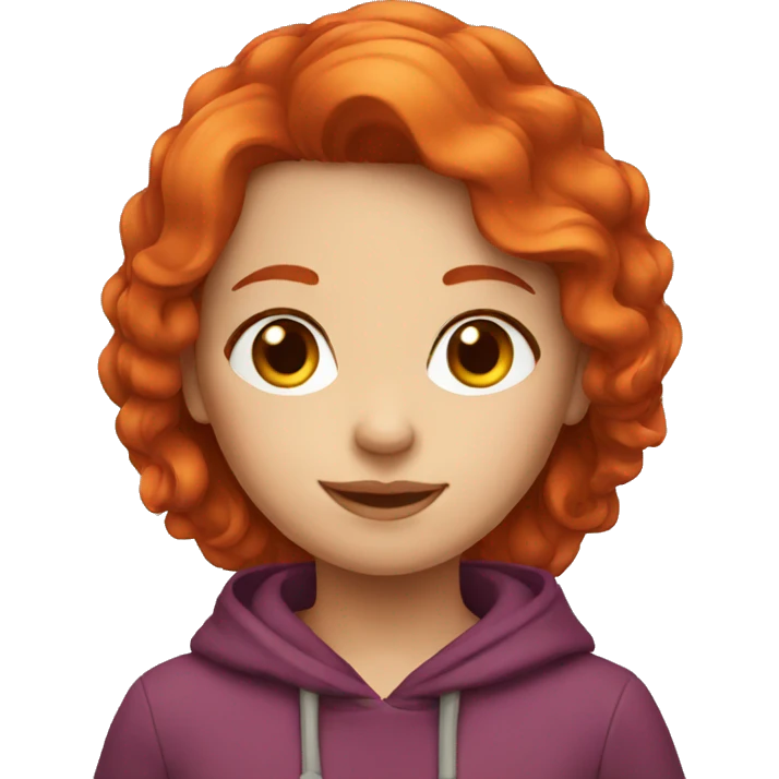 red-haired girl emoji