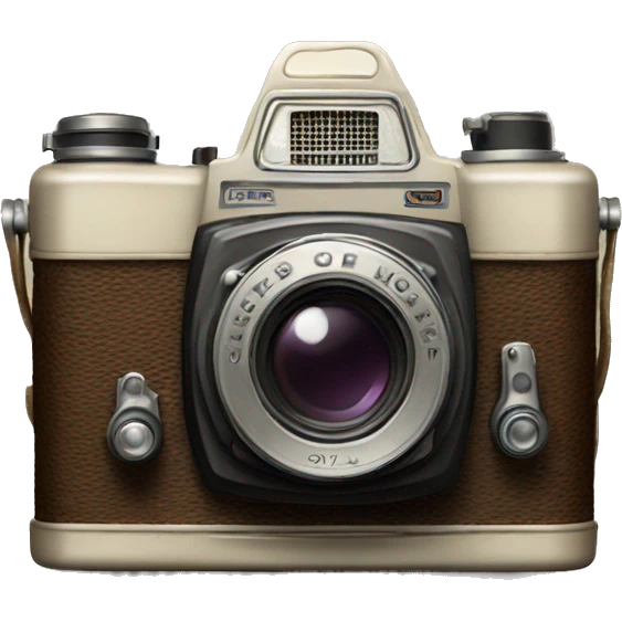 A vintage old camera  emoji
