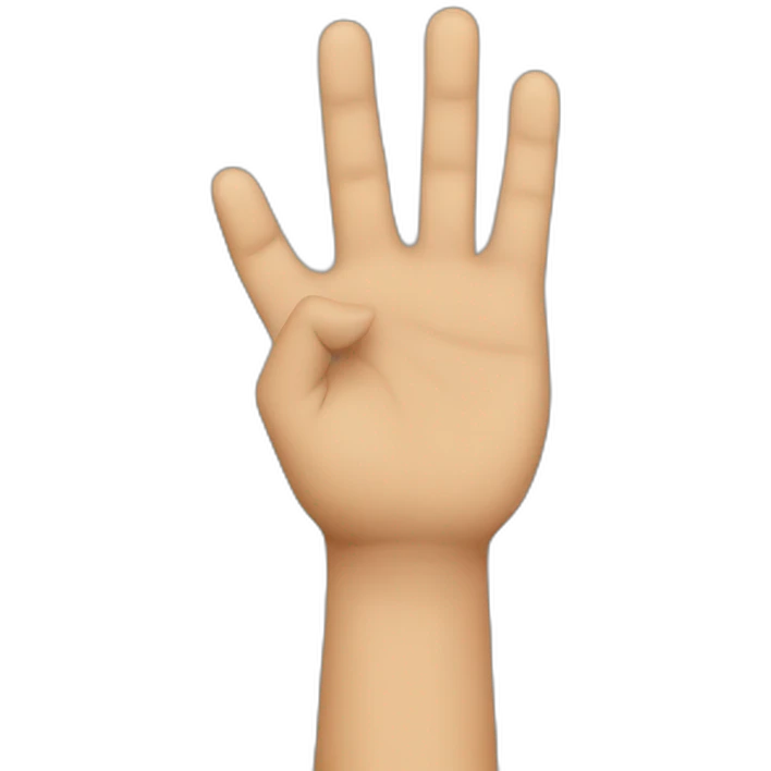 hands up emoji