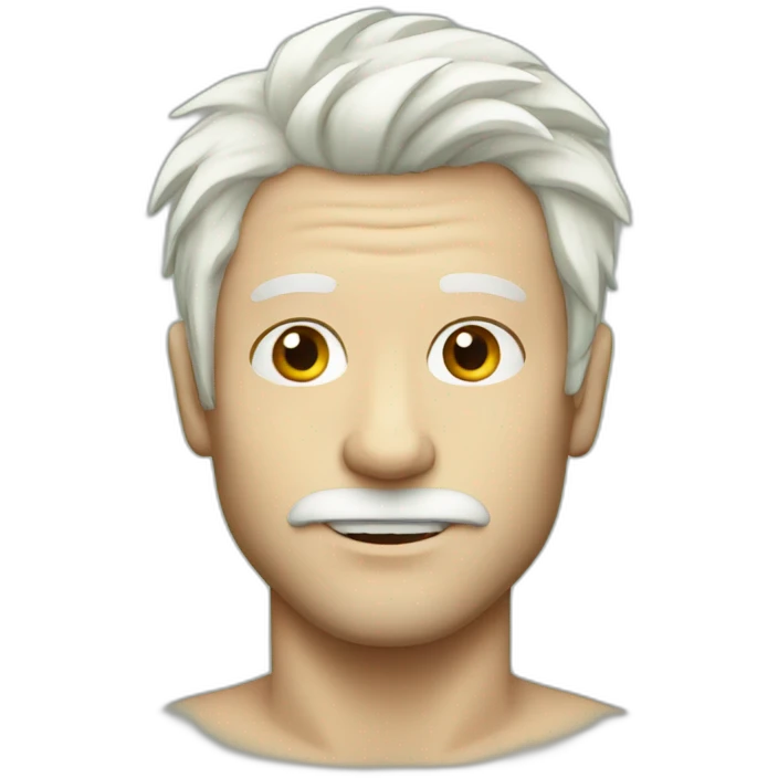 irish man with bleach hair emoji