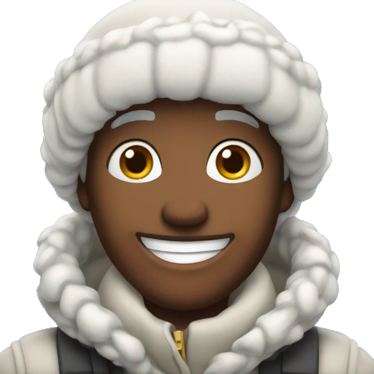Happy and winter  emoji