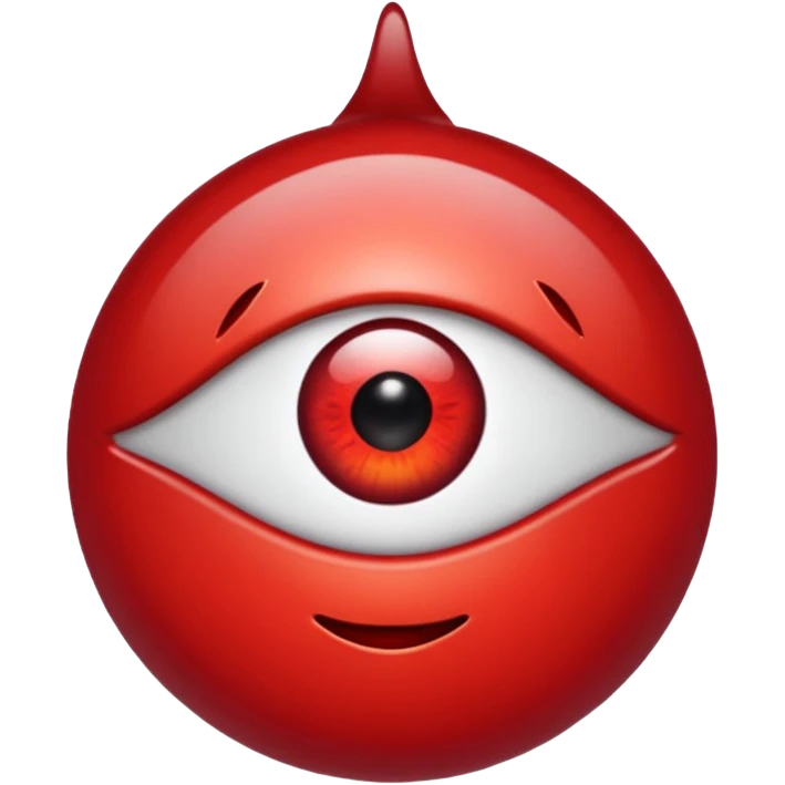 Red eye emoji emoji