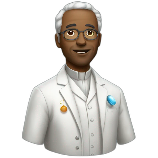 Science and god emoji
