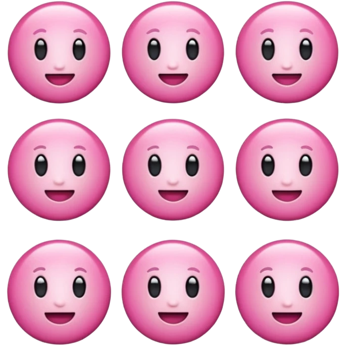 Icons rosa emoji
