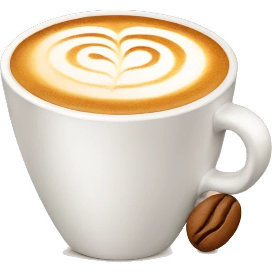 Latte coffee emoji