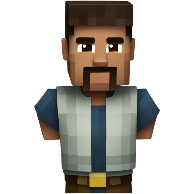 Minecraft Steve emoji