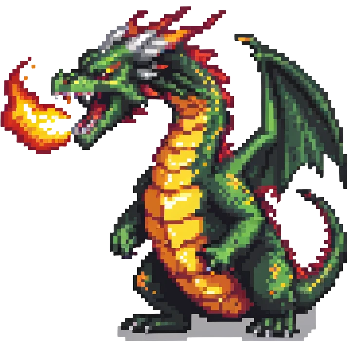 dragon rage, angry dragon breathing fire emoji