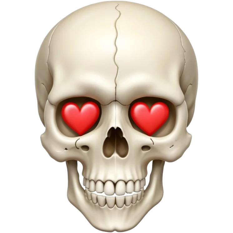skull with heart  emoji