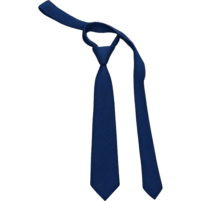 dark blue realistic tie emoji