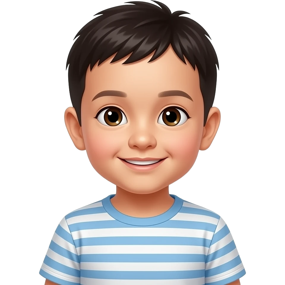 Make an emoji of Leo Chen 15 month old baby boy emoji