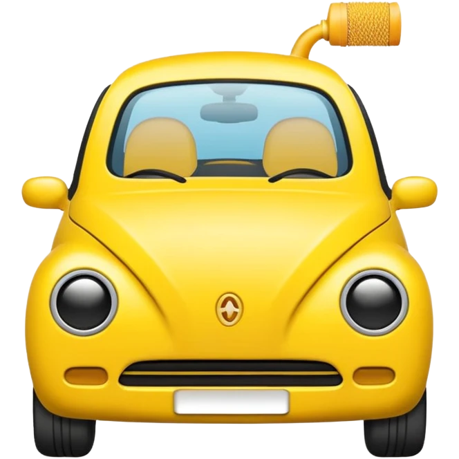 vibrant colors car pollen filter emoji style icon emoji