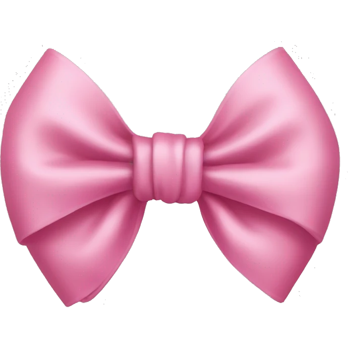 A pink bow  emoji